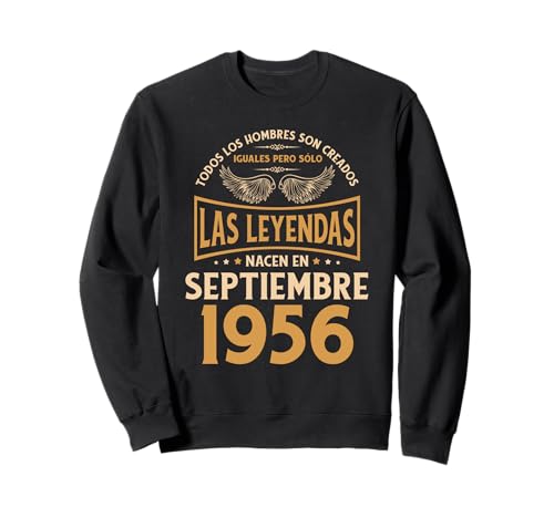 Cumpleaños Hombre Regalos Las Leyendas Septiembre 1956 Sudadera