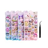 【2枚セット】loong おしりぷにぷにシール かわいい ぷくぷく キャラクター 3Dカートゥーン ステッカー 装飾用として使用可能です ランダムに2つの異なるパターン[shanchi](ラブブ)