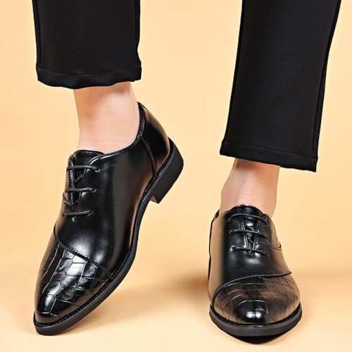 Image of Men's Classic Modern Dress Oxfords Shoes Business Formal Derby