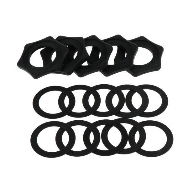 ATORSE 4x5 Sets Microphone Mic Anti-Slip Anti-Rolling Protection Ring Roller Black-picture-10