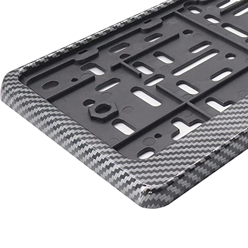 Soporte de matrícula trasero con efecto carbono de Simoni Racing para coche universal 4
