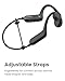 HIFI WALKER Waterproof Swimming Headphones IPX8, Bone Conduction Underwater Headphones with MP3 Player 32GB Memory, Bluetooth 5.3 Wireless Open-Ear for Swimming Running Cycling Gym