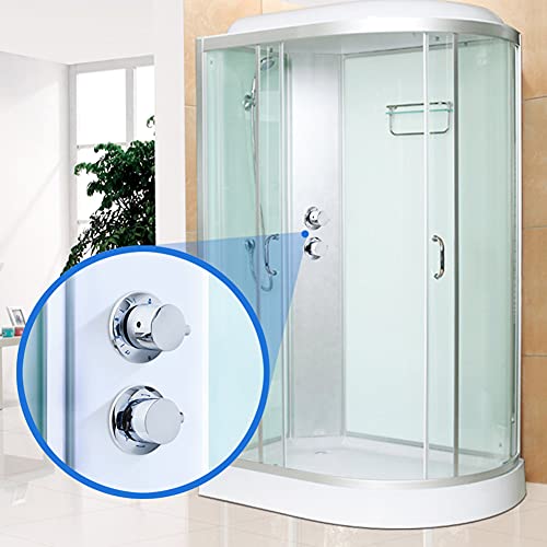 Mitigeur de douche thermostatique double commande en laiton massif durable - 8