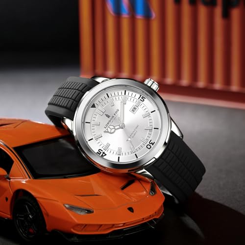 London Fog Duke Men's White Dial Watch Dial:White,Strap:Black - Image 5