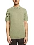 ESPRIT Collection Mit Tencel™: Poloshirt in Strick-Optik