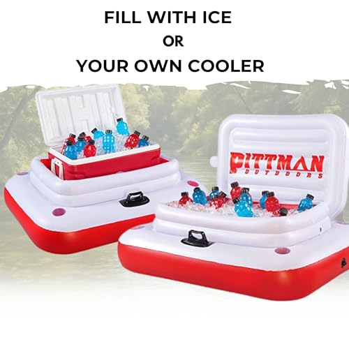 Pittman – Floating Ice Chest for River – Large 72 Can Floating Cooler for River, Pools or Lake – Ideal Cooler Floats for River Floating, tubing or just Chilling on The River