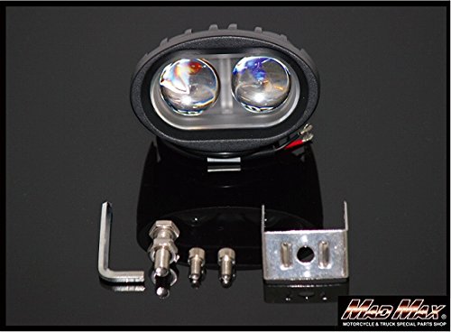 Amazon | LED 小型2灯式 汎用 フォグランプ 20W 12V-24V兼用