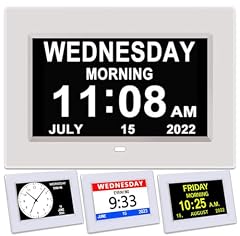 Large Day Date Wall Clocks product image