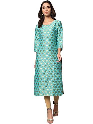 Kurta droit en coton et soie contre la chaleur vêtement fluide femme
