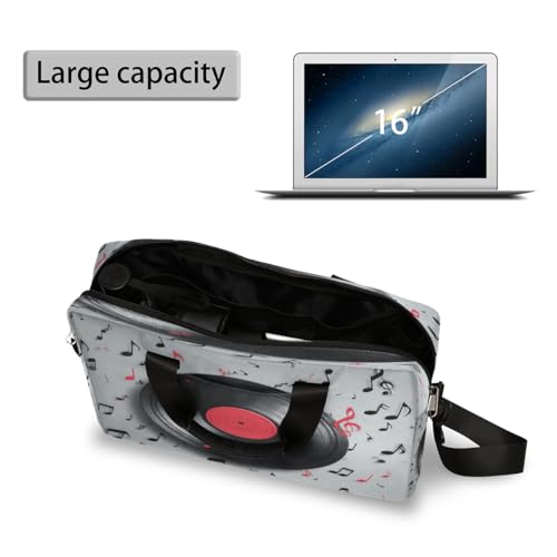 Maletín para laptop 15.6-16 pulgadas con diseño musical miniatura 5