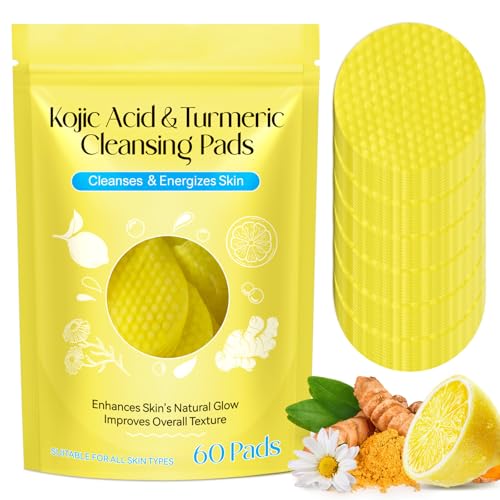 Turmeric Kojic Acid Cleansing Pads, Face Turmeric & Kojic Acid Pa...
