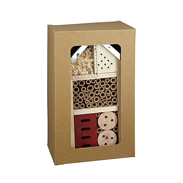 CULT at home Insektenhaus – Nistkasten für Nützlinge – Höhe 26 cm – Bienenhotel Schmetterlingshaus Insektenhotel… – Bild 7