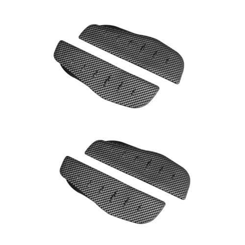 JECOMPRIS 2 Pares Cejas de lluvia espejo retrovisor del auto quitasol Cubrir visera espejo retrovisor del coche lluvia cejas cobertor de lluvia para espejo retrovisor