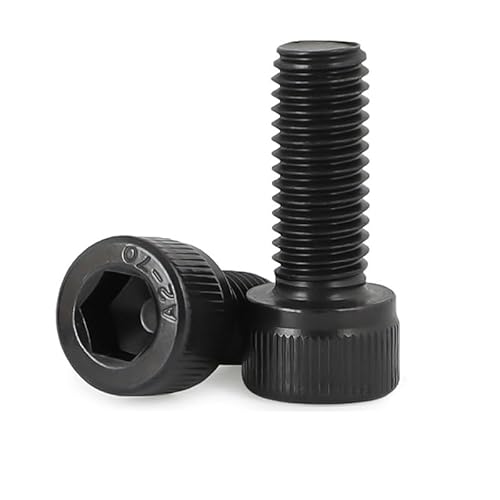 MIKFESPO DIN912 Zylinderschraube, Schwarz, 3/5/10 Stück