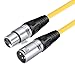 NEEWER 6 Pack 6.5 feet/2m Mic Cable Cord, XLR Male to XLR Female Microphone Audio Colored Snake Cables (Purple/Red/Blue/Orange/Yellow/Green)
