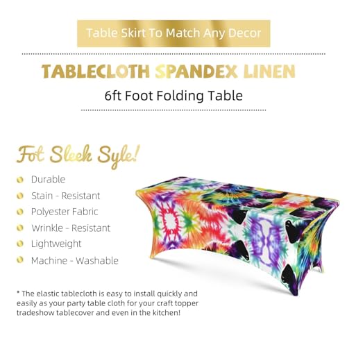 Nappe extensible pour tables rectangulaires de mariage et conférences - 5