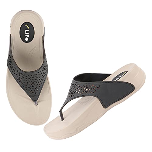 Image of WELCOME Women's Extra Soft Slippers with Cushion FootBed for Adult | Comfortable & Light Weight| Stylish & Anti-Skid| Waterproof & Everyday Flip Flops for Ladies /Girls