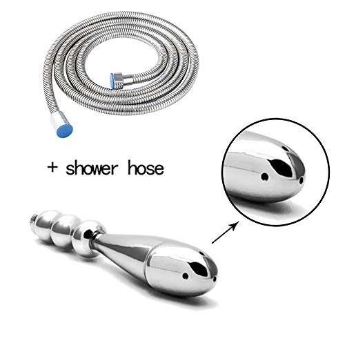 Metal Shower Aluminum Cleaner Douche System Cleaner Shower Douche Enema Kit - Shower Douche Cleansing System And 59Inch Hose #TOP3