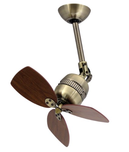 Applique A Due Luci Arterameferro – Ottone Anticato, Orientabile, Per Parete O Soffitto, 29 Cm, Attacco E14