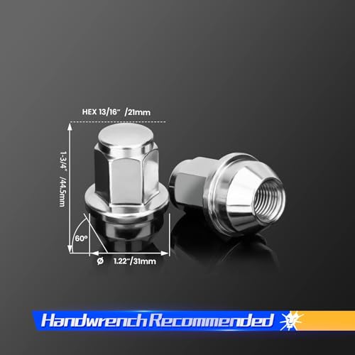 image for dynofit 24pcs 14x1.5 OEM/Stock Lug Nuts for 2015-2019 Expedition/F-150