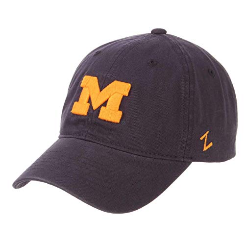 NCAA Zephyr Michigan Wolverines Mens Scholarship Relaxed Hat Adjustable Team Color