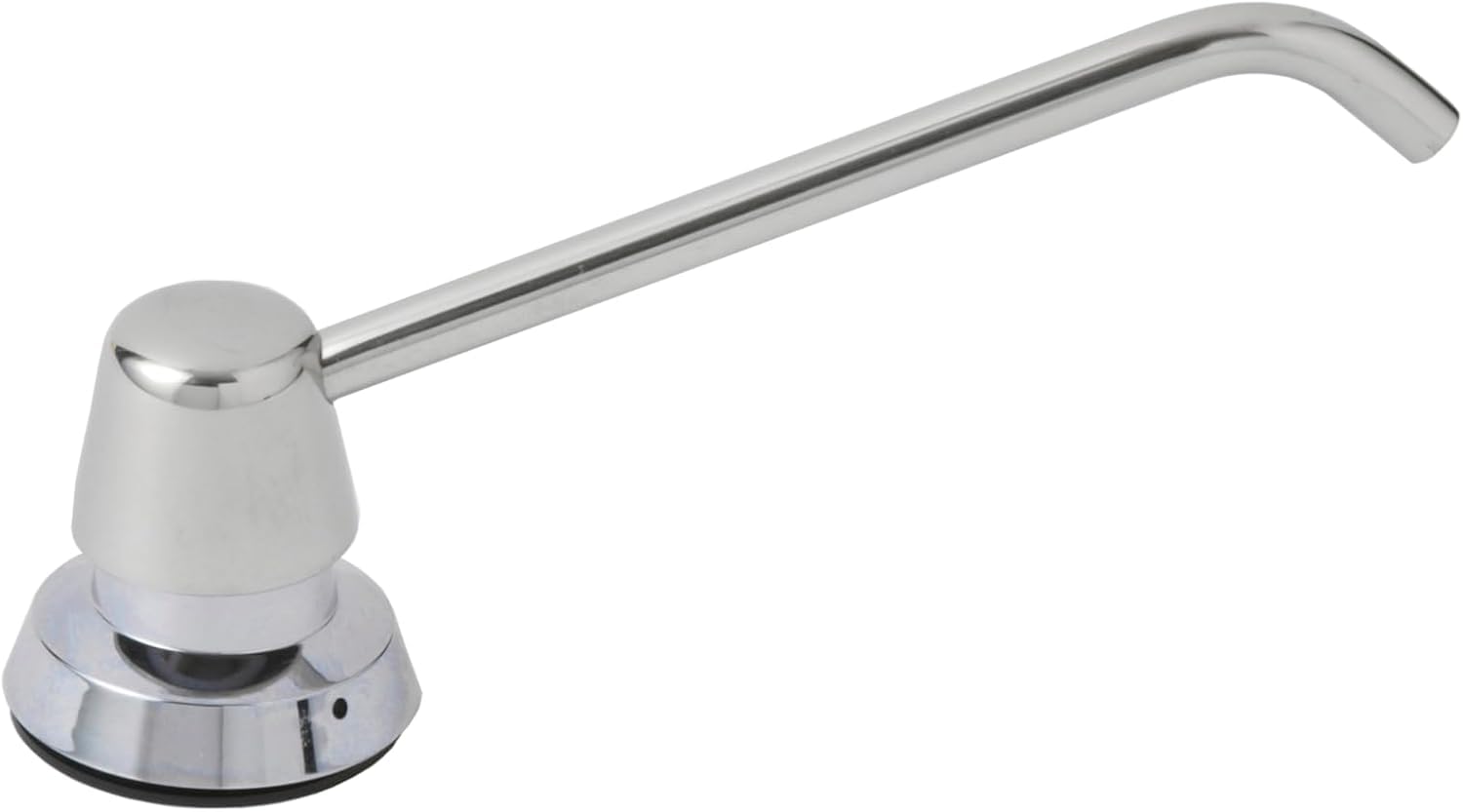 Commercial Liquid Soap Dispenser 34 fl oz Capacity, Counter-Mounted, Polished Chrome, Manual Top-Fill, Vandal-Resistant Shatter-Proof Design 6-Inch Spout Durable Stainless Steel Construction (Model B-8226)