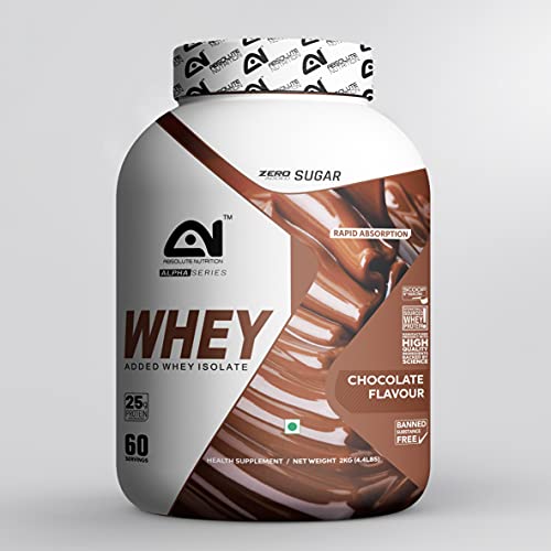 Image of ABSOLUTE NUTRITION Whey Protein Powder Premium Whey Blend Health Supplement - 2 Kg (Chocolate)