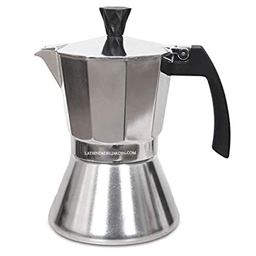 Cafetera De Inducción 12 Tazas En Oferta Suinga Cafetera Clásica Italiana De Inducción De Aluminio Duradero Y Resistente. Capacidad De 12 Tazas. Color Gris