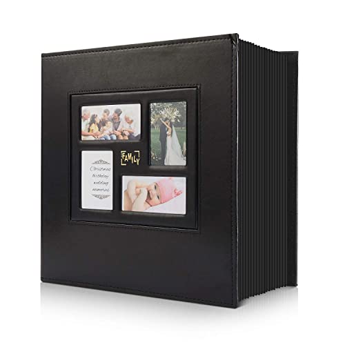 Photo Album 4X6 500 Pockets Photos, Extra Large Capacity Family Wedding Picture Albums Holds 500 Horizontal And Vertical Photos (500Pockets, Black) #TOP22