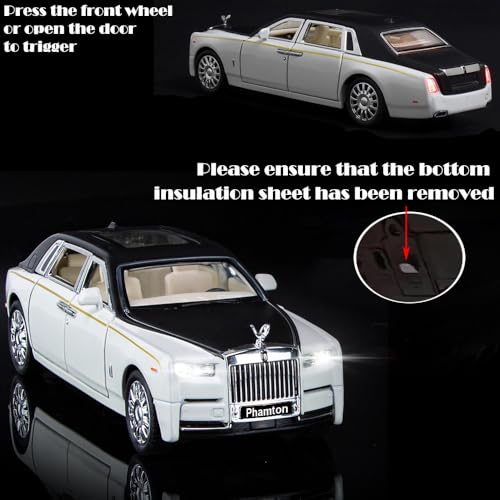 Vehículo a escala 1:32 modelo Phantom blanco miniatura 4