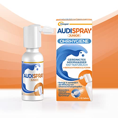 AUDISPRAY - Junior - Ohrenspray - Hygiene - Kinder - Ohrenhygiene - Verhindert die Ansammlung von Ohrenschmalz - Spray - 25 mL - Von 3 bis 12 Jahren