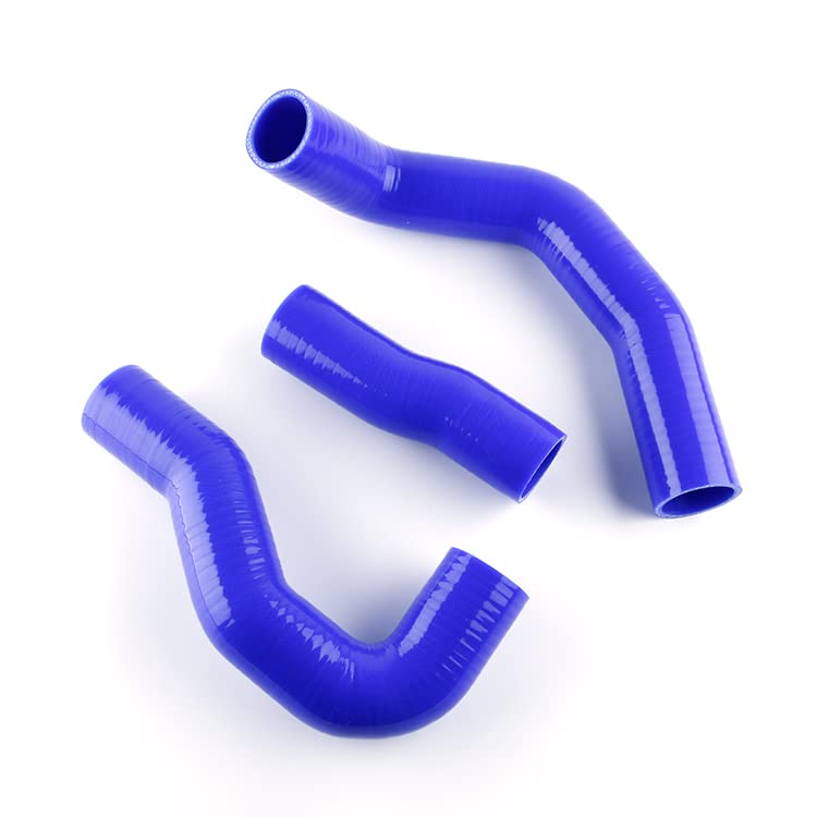 Kit de manguera de refrigerante de radiador de silicona para Mitsubishi L200 2.5 TD (azul)