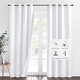 NICETOWN Dust Isolate Sound Barrier 100% Blackout Divider Curtains 84 inches Long, Non-Oily...