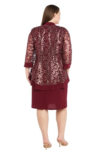 Image of R&M Richards Women's The Opulence Jacket Dress