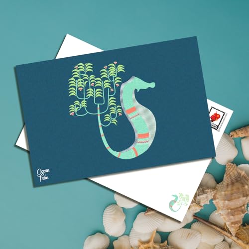 Ocean Tribe Collection: 7 Stunning Marine Life Postcards