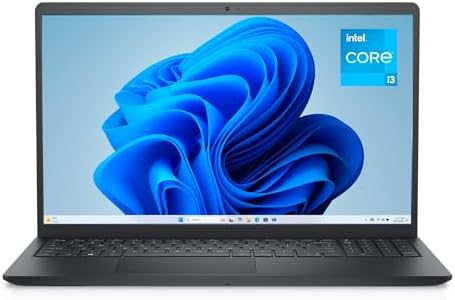 Dell Inspiron 3530 Laptop – 15.6-inch FHD (1920×1080) Display, Intel Core i3-1305U Processor, 8GB DDR4 RAM, 512GB SSD, Intel UHD Graphics, Windows 11 Home, Onsite Service – Carbon Black