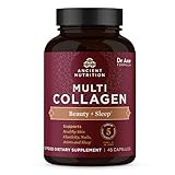 Collagen Pills for Hair, Skin and Nails by Ancient Nutrition, Beauty + Sleep 45 Ct, Collagen...