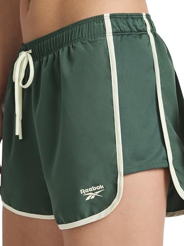 Reebok Women’s Pro-AM Training 3” Short, Standard Fit, Lightweight Mesh-Lined Poly Fabric, Pineneedle, Medium - image 5