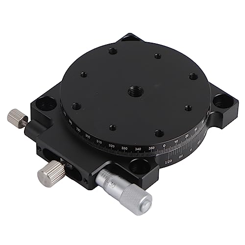 ERYUE - ERYUE Platine Linéaire Rotative à Axes R, Table Coulissante à 360 °, Réglage Fin, pour Dispositif D'inspection de Précision