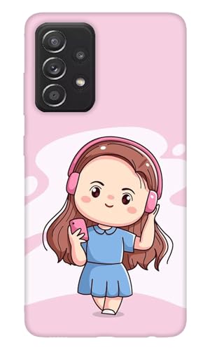 Image of 3D Premium Printed ''''Girl''''' Mobile Back Cover & Case Designer for Samsung Galaxy A52s