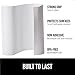 GORILLA GRIP DripGuard Shelf Liner, Non-Adhesive Drawer and Kitchen Cabinet Protector, Strong Grip Slip Resistant Underside, Smooth Surface Liners for Cabinets, Bathroom Closets, 17.5x240 Inch, White
