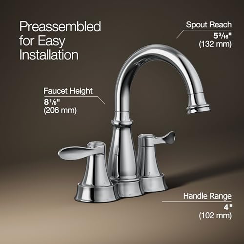 Kohler 27378-4-CP Bellera® Centerset Bathroom Sink Faucet, 1.2 gpm, Polished Chrome thumbnail 3