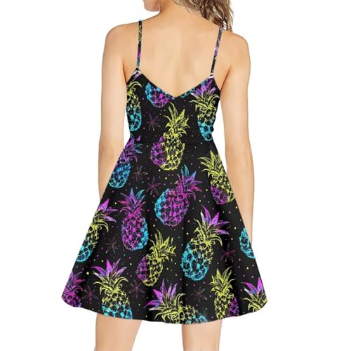 Image of Coloranimal Women's Summer Sleeveless Casual Swing Dresses with Loose Fit Beach Sundress