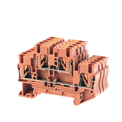 Conector eléctrico de bloque de terminales PTTB-2.5 con resorte de doble capa para cables 2
