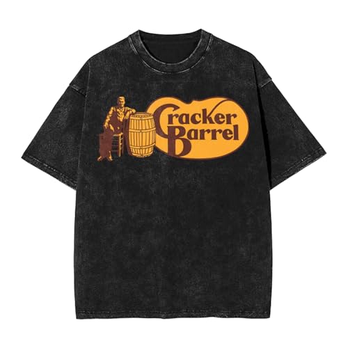 Men Vintage Short Sleeve Shirts Washed Casual Cotton Tees Tops Novelty Style for Old Loose T-Shirts2