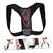 PLAFOPE Adjustable Hunchback Posture Corrector with Invisible Back Brace for Men and Women Durable Nylon and PU Leather Support Belt Comfortable Spine Curve Design Tear Resistant Adhesive