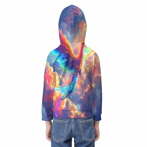 Sweat à capuche Le Phoenix pour ado et enfant de 10-12 ans - 6