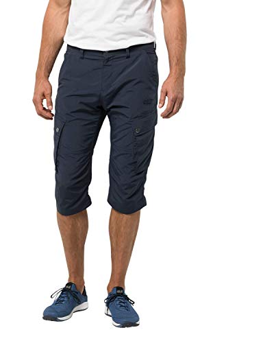 Jack Wolfskin Herren Desert Valley 3/4 Hose, night blue, 46