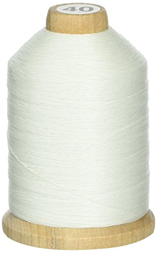 YLI 21100-WHT 3-Ply T-40 Cotton Hand Quilting Thread, 1000 yd, White