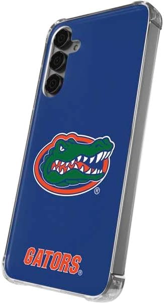 Skinit Clear Phone Case Compatible with Galaxy S24 Plus - Officially Licensed University of Florida Gators Mascot Blue Design